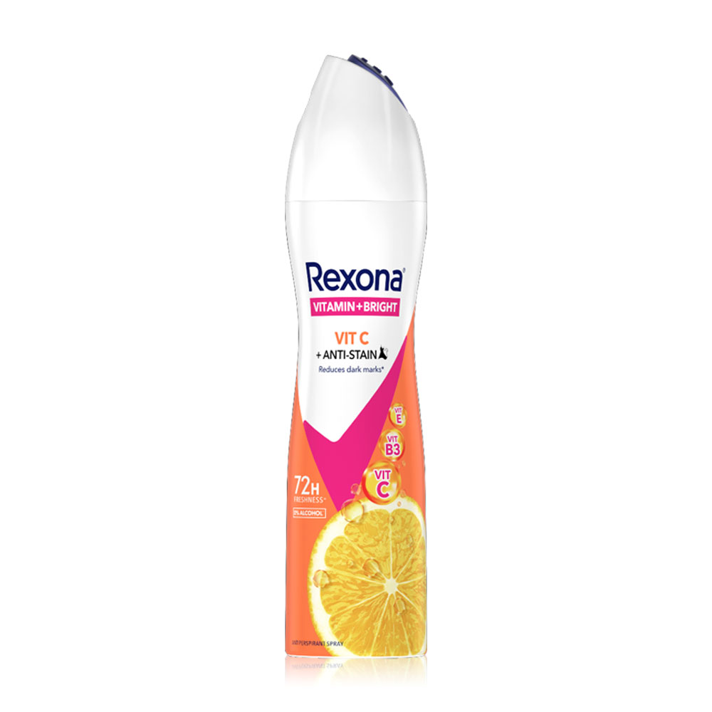 Rexona Spray Vitamin + Bright Vit C + Anti-Stain Antiperspirant 135ml