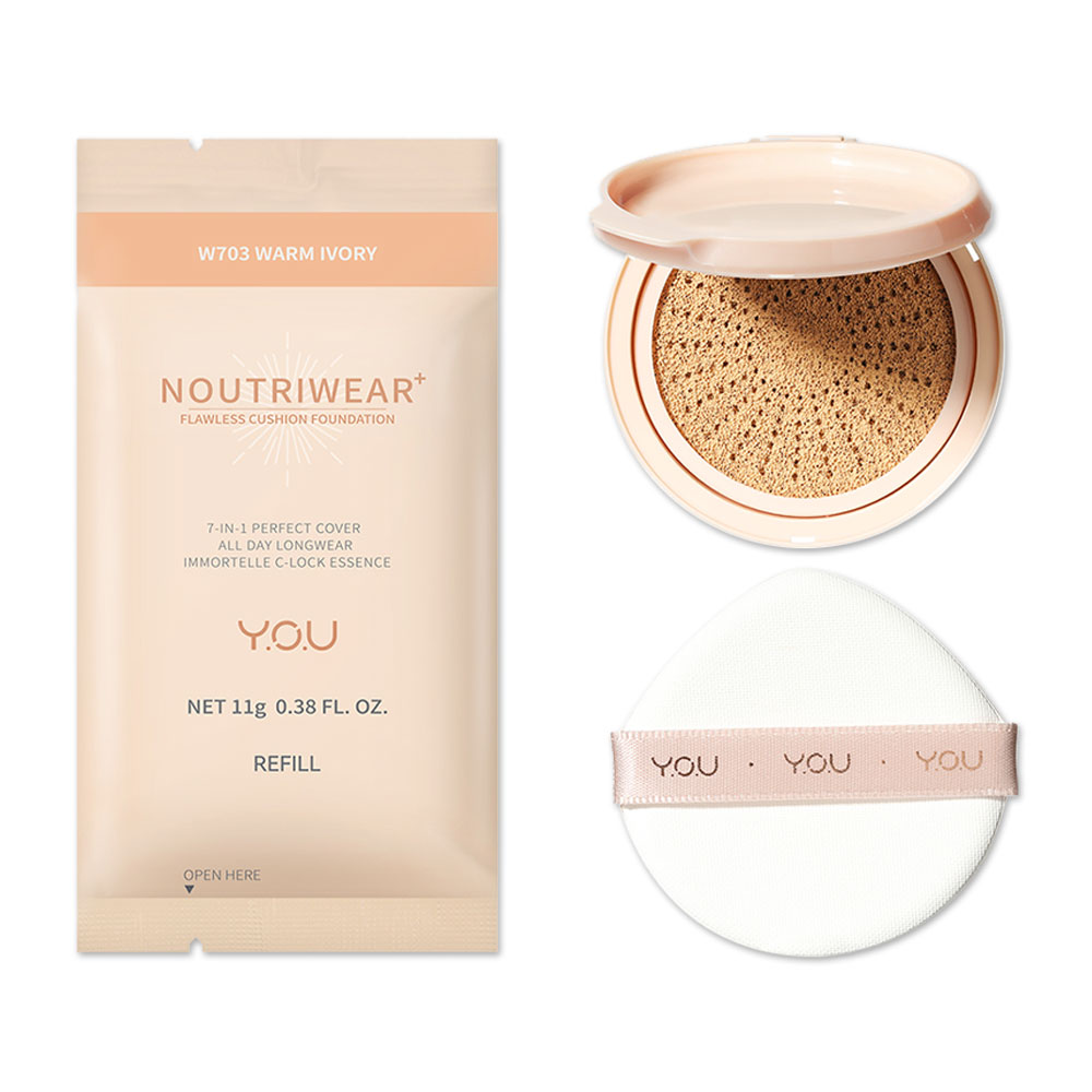 Y.O.U NoutriWear+ Flawless Cushion Refill 11g #W703