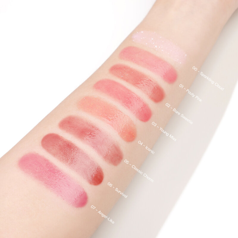 Mei Linda Pure Glow Glossy Balm 2g #00 Sparkling Cloud