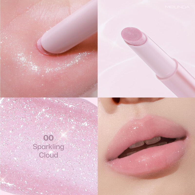 Mei Linda Pure Glow Glossy Balm 2g #00 Sparkling Cloud