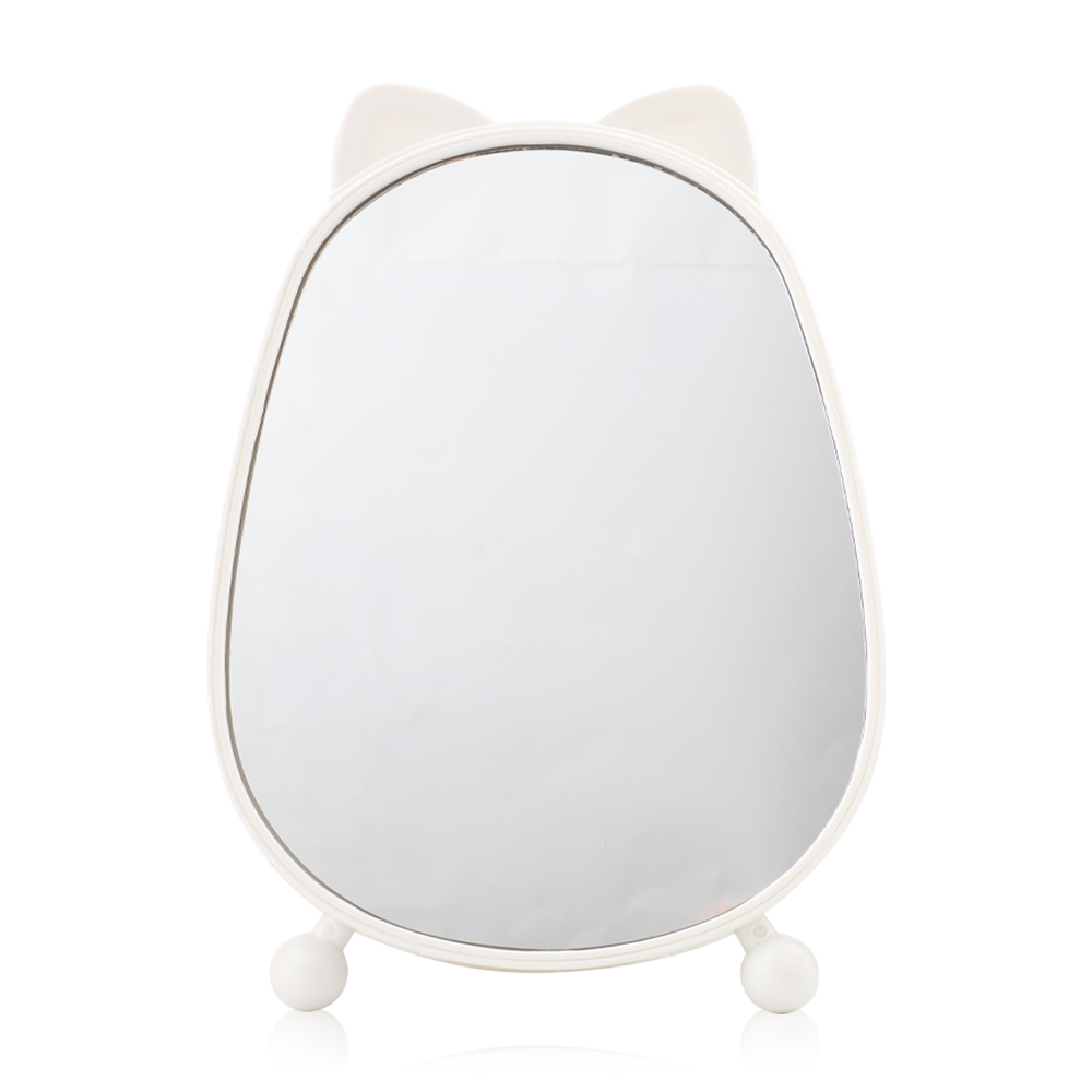 KVY 3-in-1 Comb Storage Make Up Mirror #White