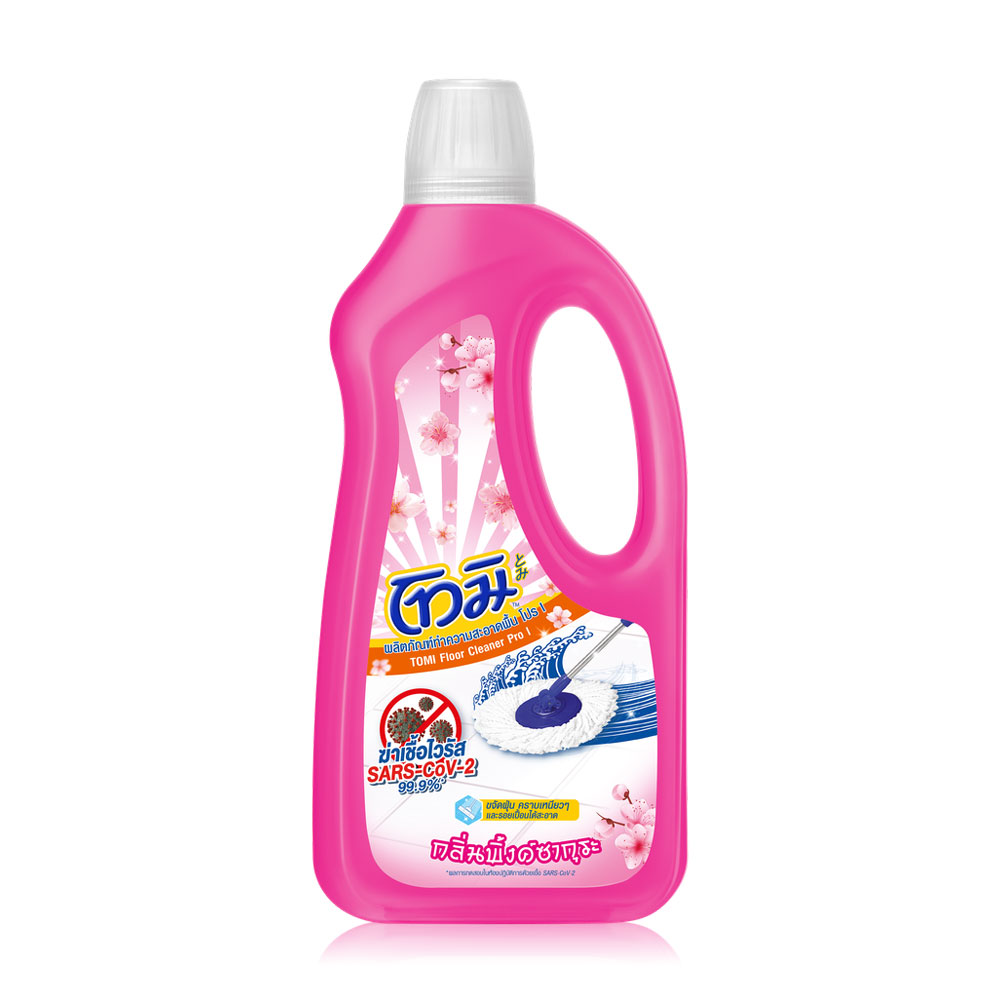 Tomi Floor Cleaner 800ml #Pink Sakura