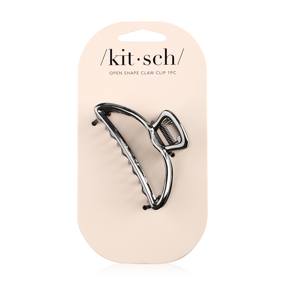 Kitsch Open Shape Claw Clip 47.06g #Hematite