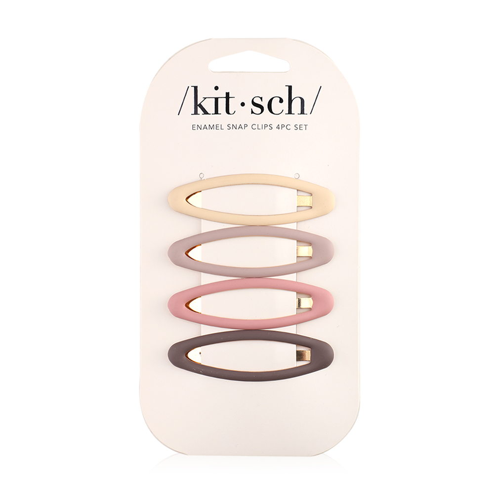 Kitsch Snap Clips Set 4pcs #Terracotta