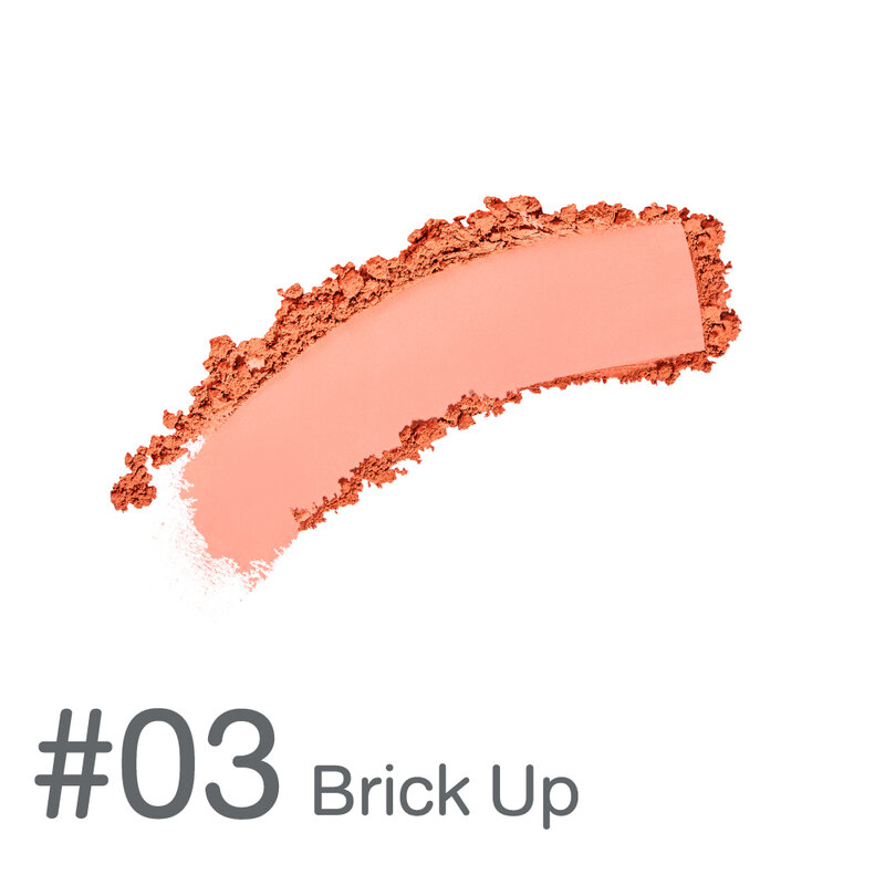 Cute Press Wave Up Power Fix Blush 4g #03 Brick Up