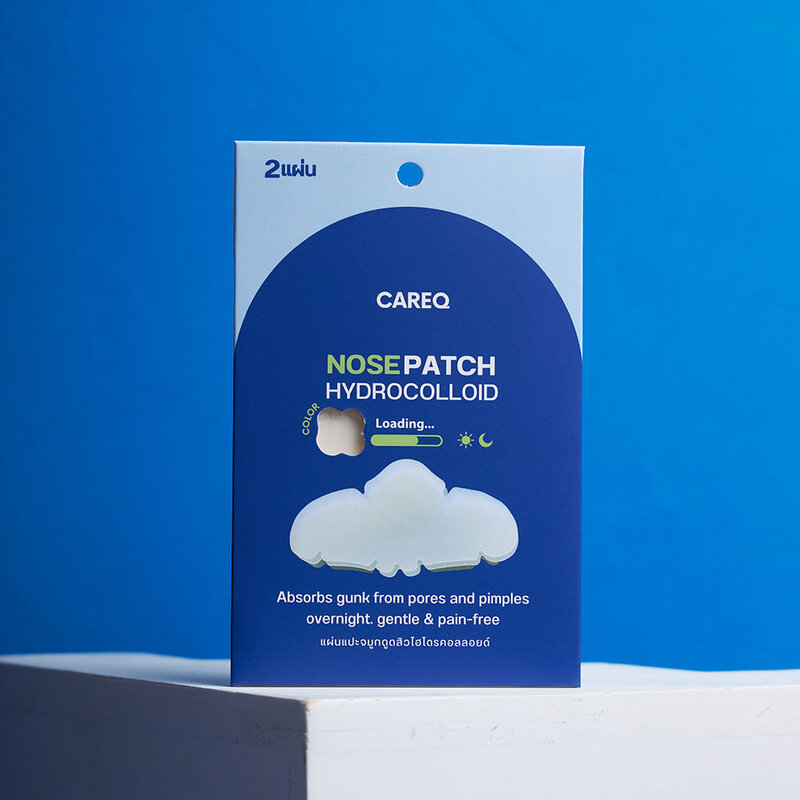 CAREQ Nose Patch Hydrocolloid 2 Sheets #Translucent