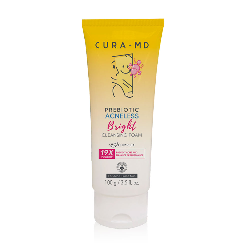 Cura-MD Prebiotic Acneless Bright Cleansing 100g​