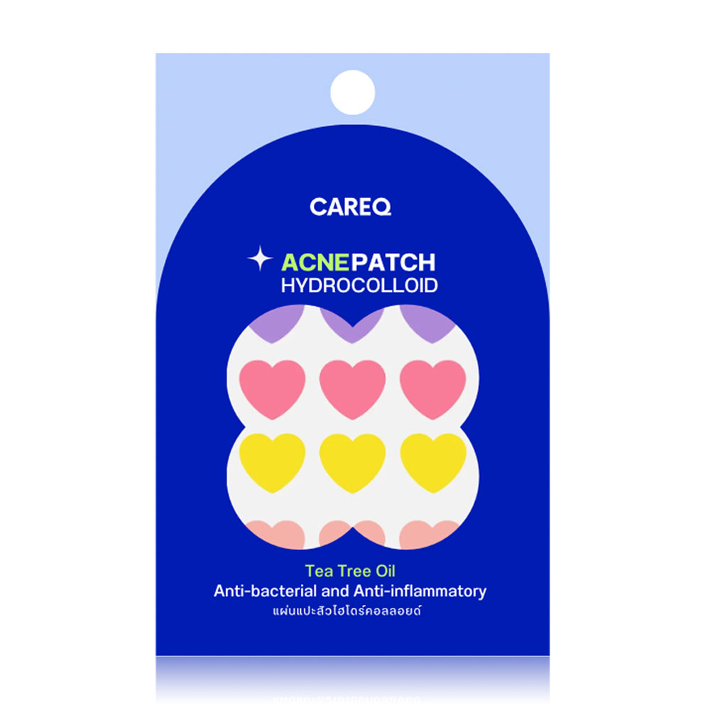 CAREQ Acne Patch Hydrocolloid 24 Dots #Heart4A