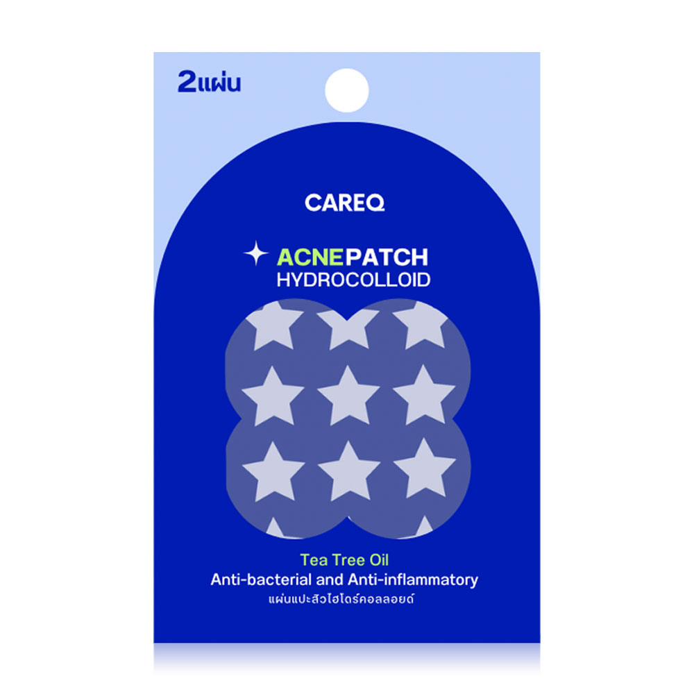 CAREQ Acne Patch Hydrocolloid 24 Dots #Translucent Star