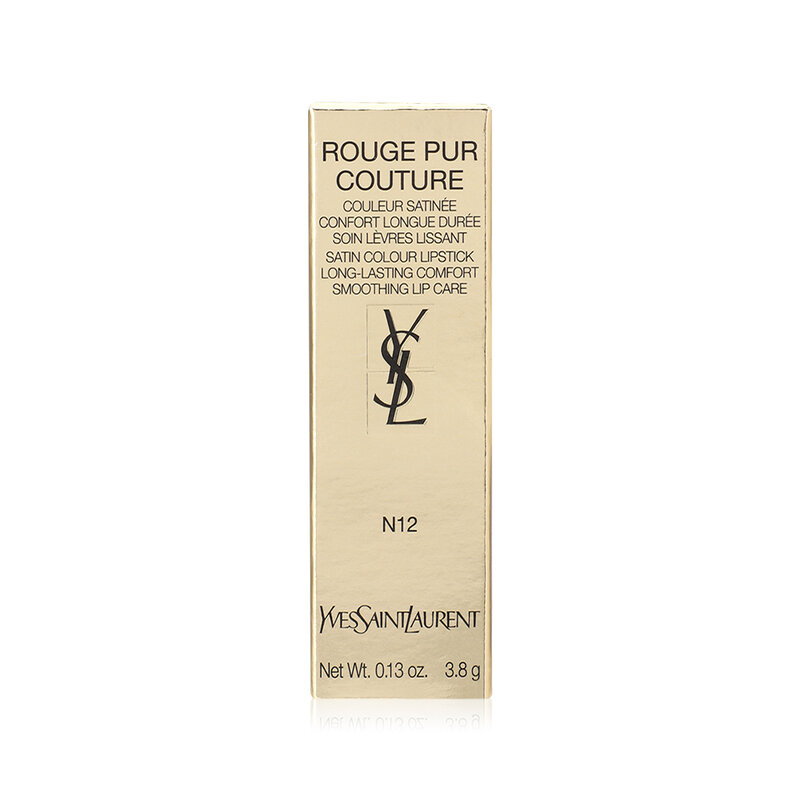 YSL Rouge Pur Couture Pure Color-in-Care Satin Lipstick 3.8g #N12 Nude Instinct
