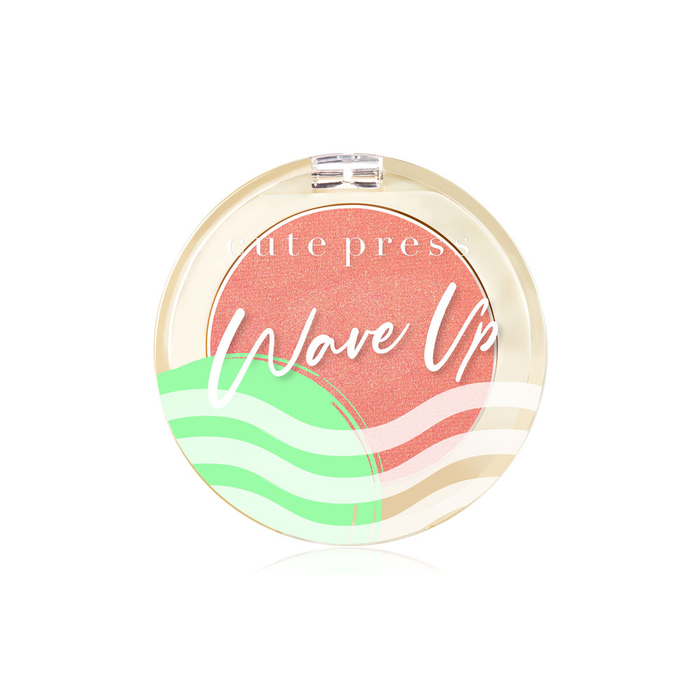 Cute Press Wave Up Power Fix Blush 4g #09 Shimmer Rose