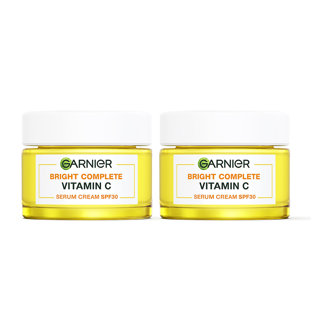 Garnier Bright Complete Vitamin C Serum Cream SPF30 PA+++ [50ml x 2pcs]