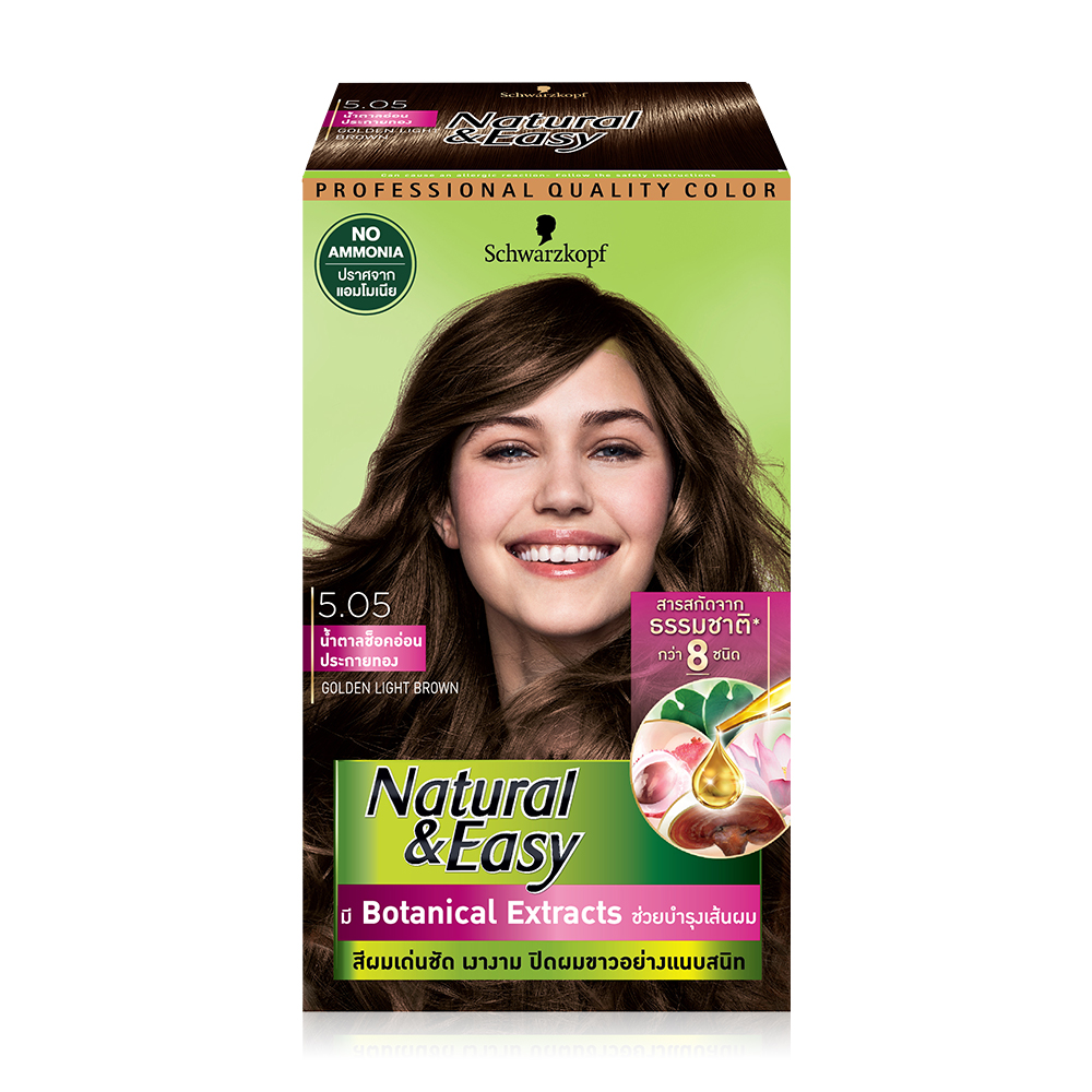 Schwarzkopf Natural & Easy 170ml #5.05 Golden Light Brown