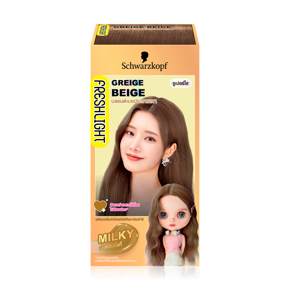 Schwarzkopf Fresh Light Milky Super High 129g #Greige Beige