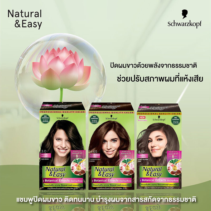 Schwarzkopf Natural & Easy 170ml #3.0 Dark Brown