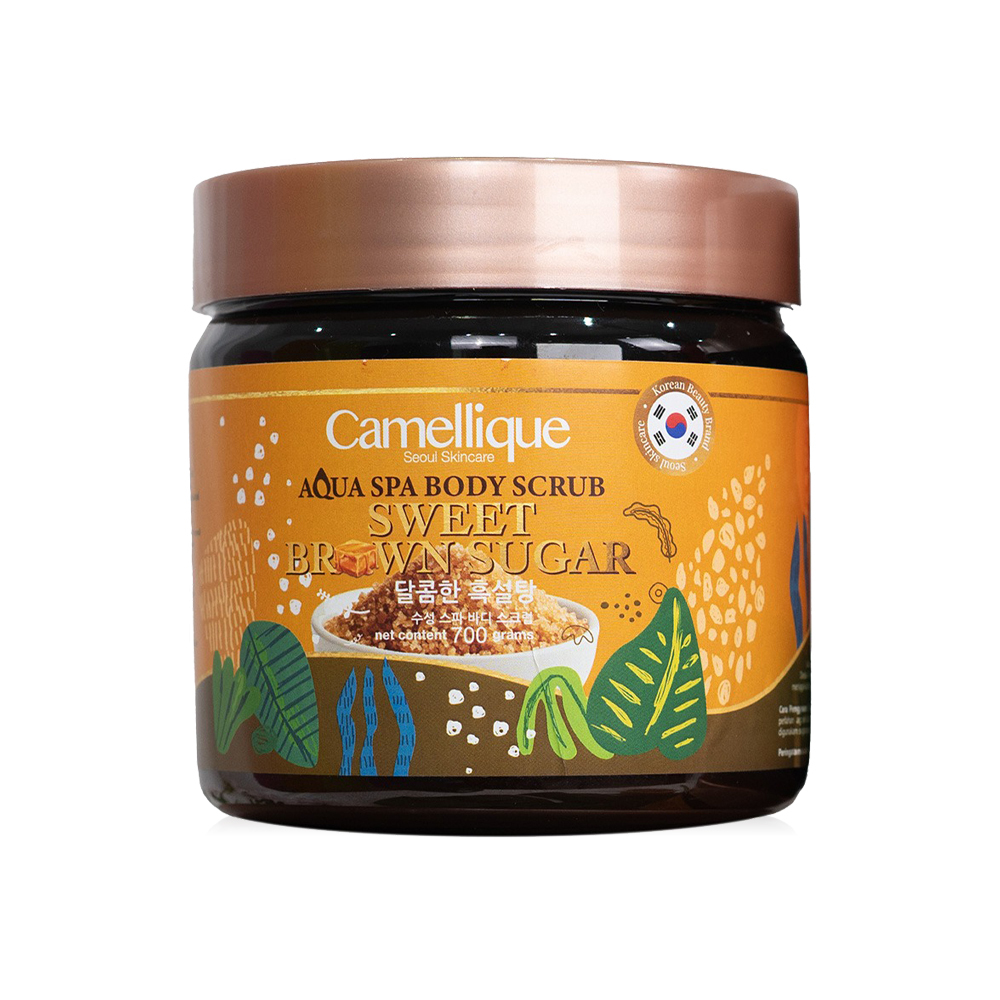 Camellique Aqua Spa Body Scrub Sweet Brown Sugar 700g