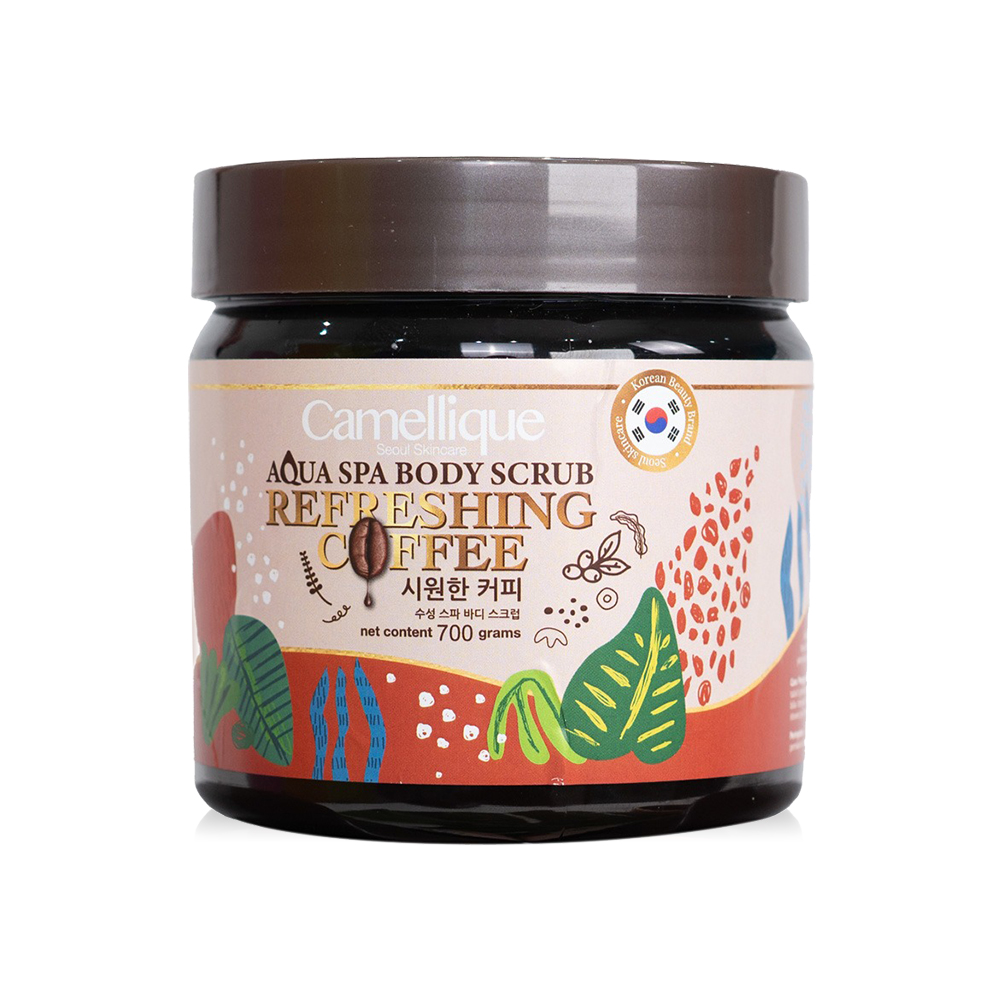 Camellique Aqua Spa Body Scrub Refreshing Coffee 700g