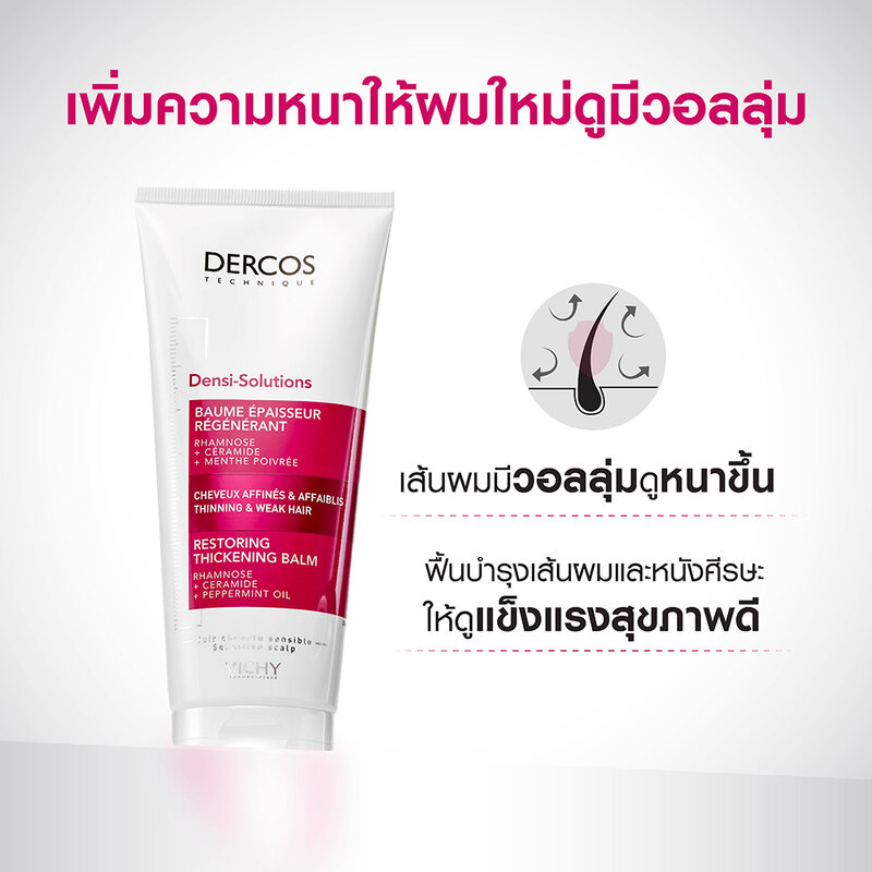 Vichy Dercos Densi-Solutions Restoring Thickening Balm 200ml