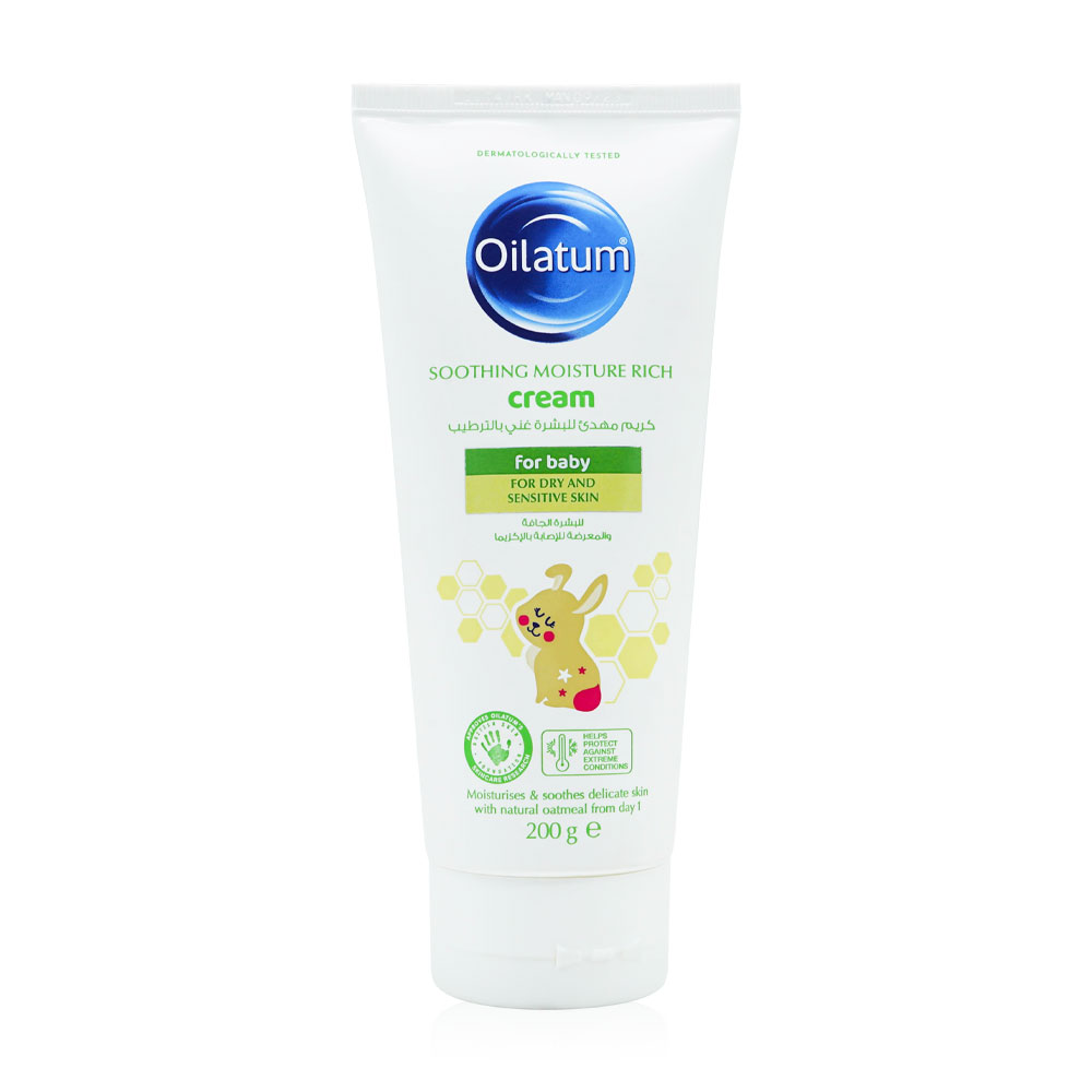 Oilatum Soothing Moisture Rich Cream 200g ( สินค้าหมดอายุ : 2026.03.01 ) 