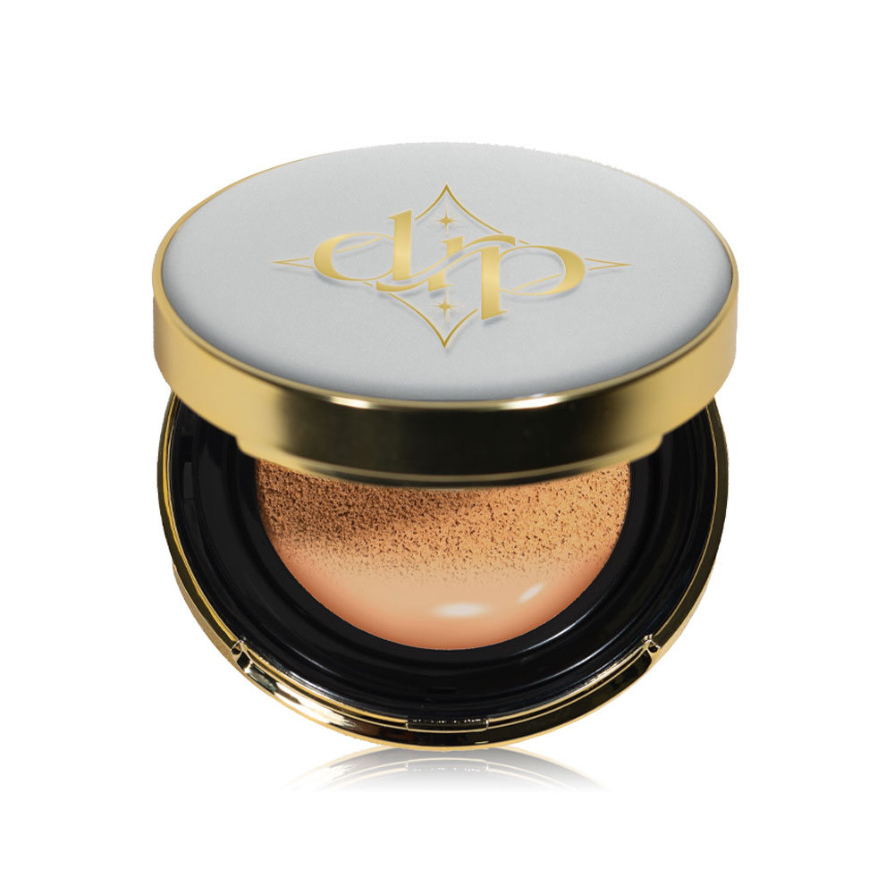 derra Glowy And Glassy Skin Cushion SPF25 PA+++ 10g #03 Sand Natural