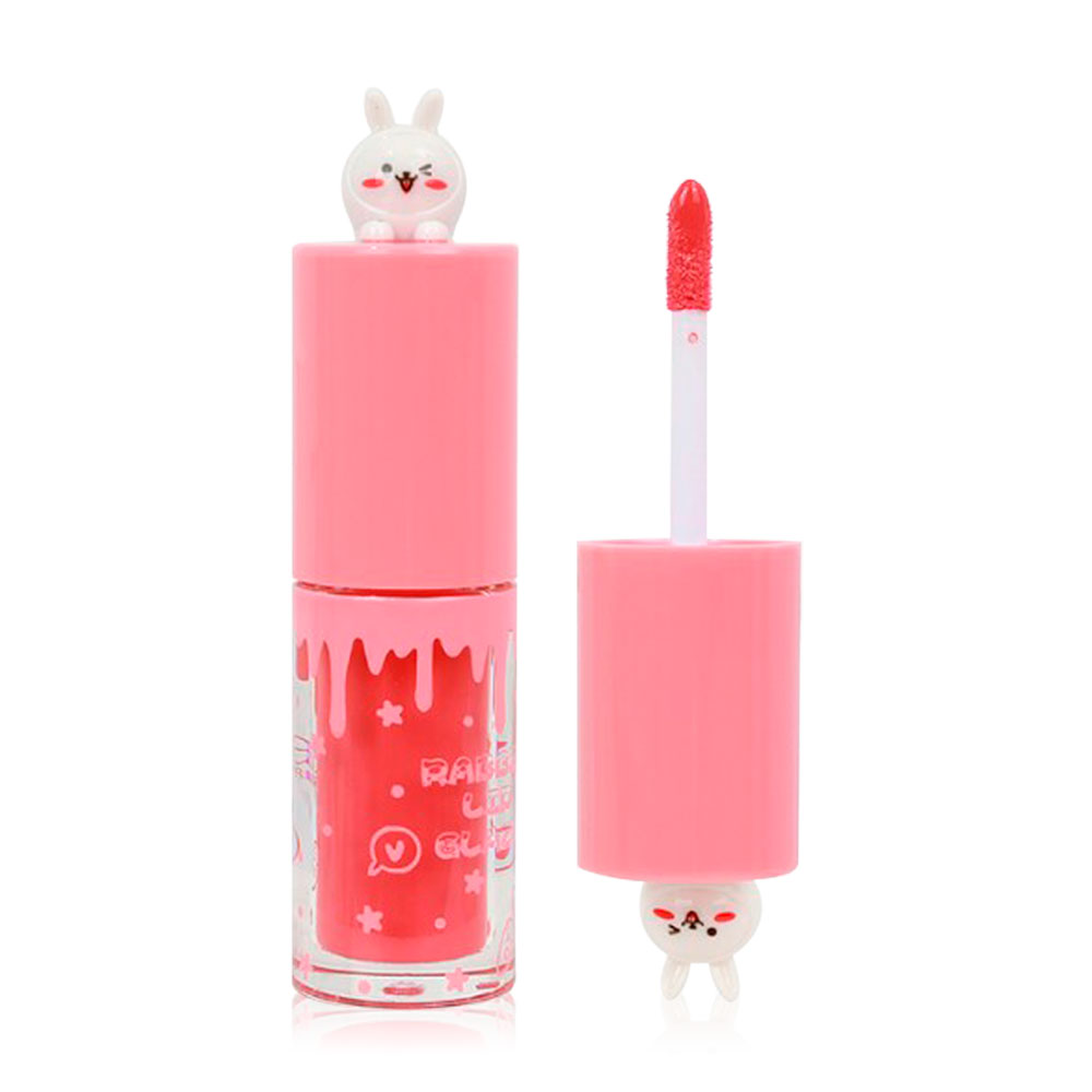 Ashley Rabbit Lip Glaze 4.5ml #02 Ice Peach