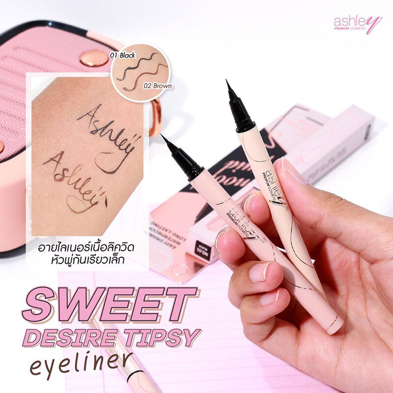 Ashley Sweet Desire Tipsy Eyeliner 0.8g #Black