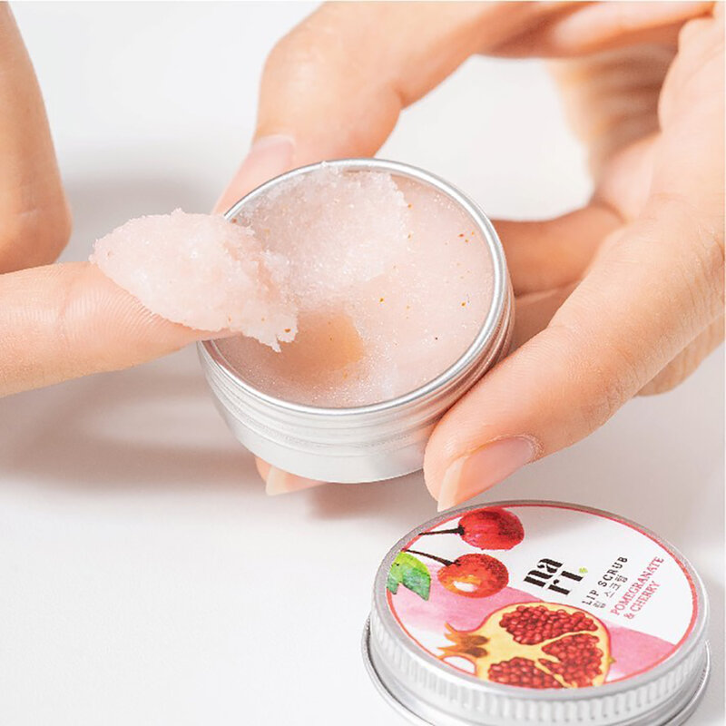 NARI 3-in-1 Lip Scrub 20g #Cherry And Pomegranate