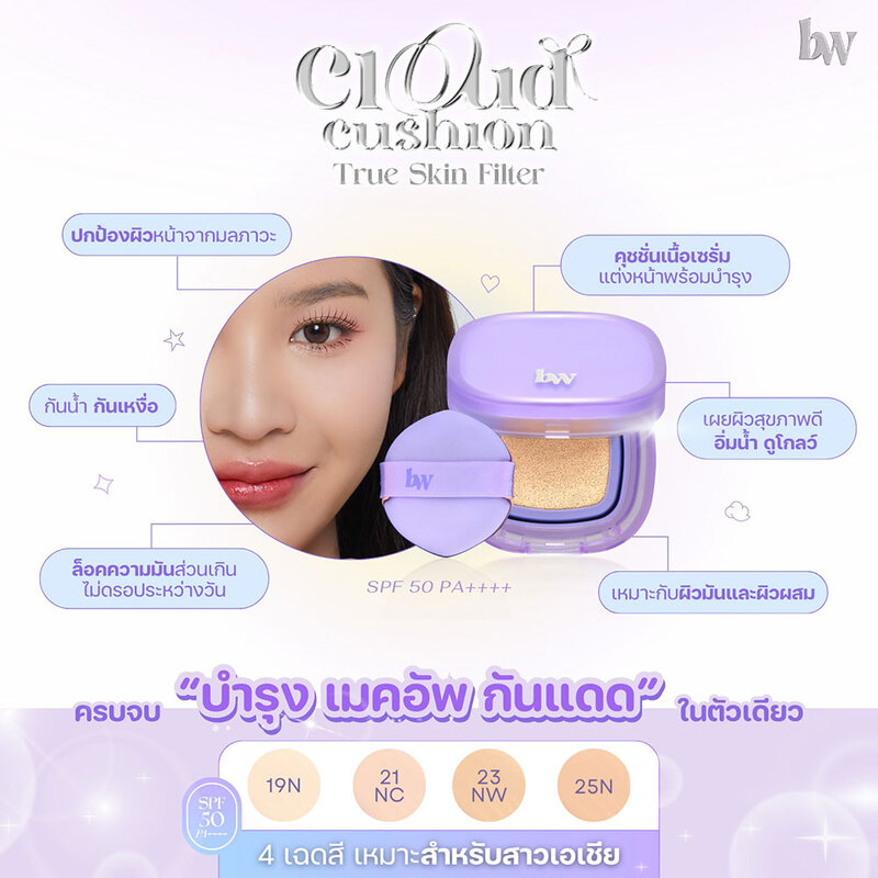 beWiLD Cloud Cushion 12g #21NC Neutral Cool