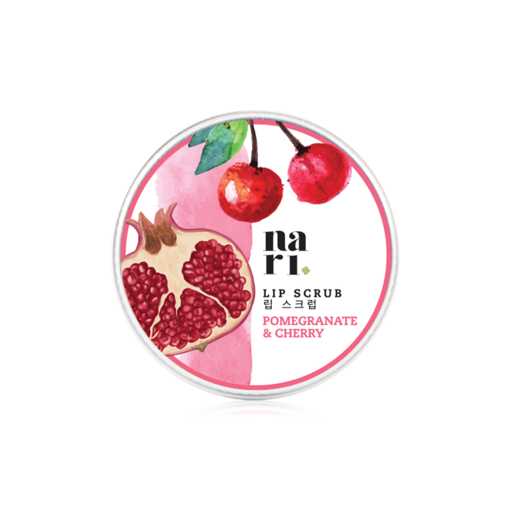 NARI 3-in-1 Lip Scrub 20g #Cherry And Pomegranate