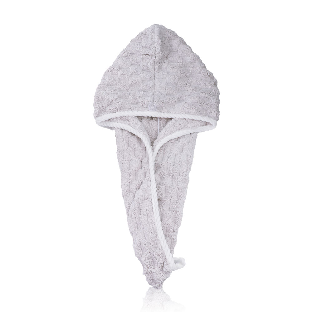 KVY Cloud Grid Dry Hair Cap #Gray