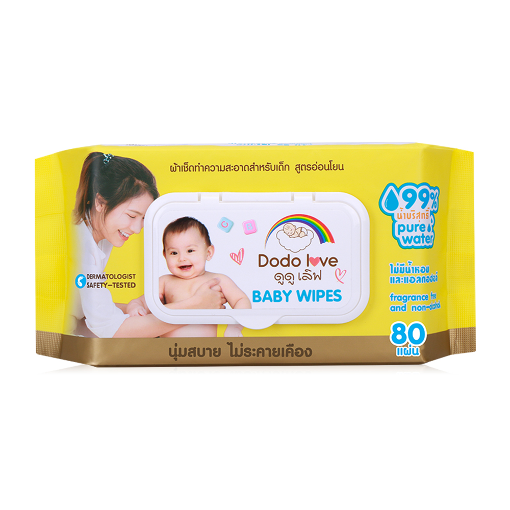 DODOLOVE Baby Wipes 80 Sheets