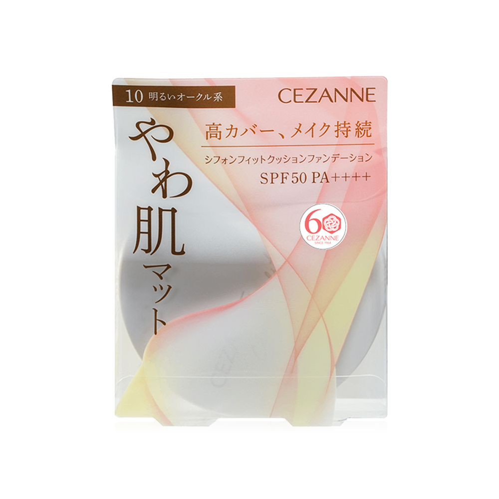 Cezanne Chiffon Fit Cushion Foundation 60th 11g #10