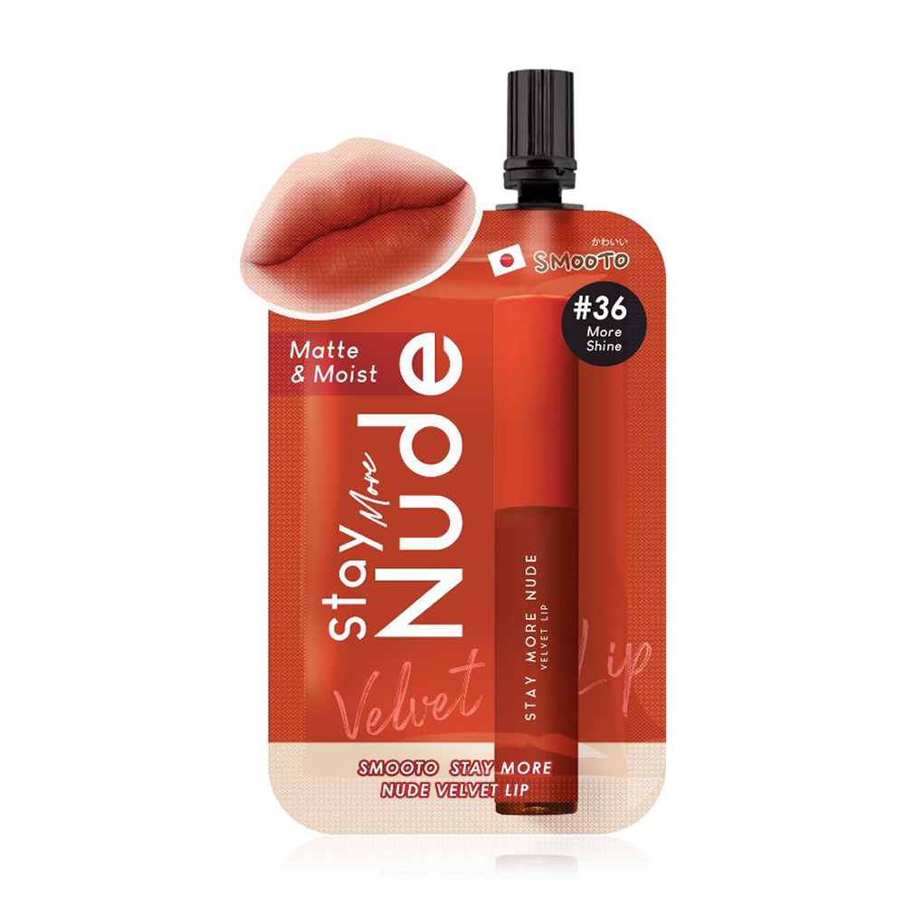 Smooto Stay More Nude Velvet Lip 2g #36 More Shine