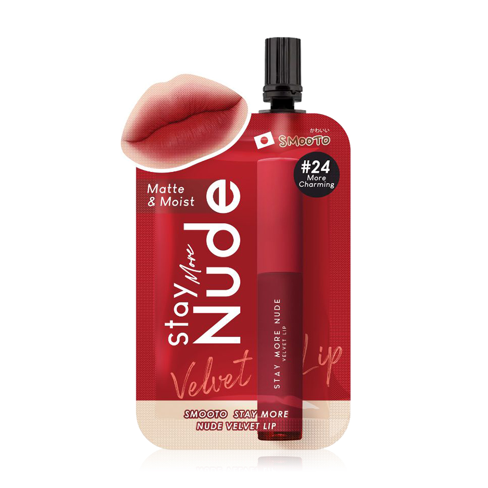 Smooto Stay More Nude Velvet Lip 2g #24 More Charming