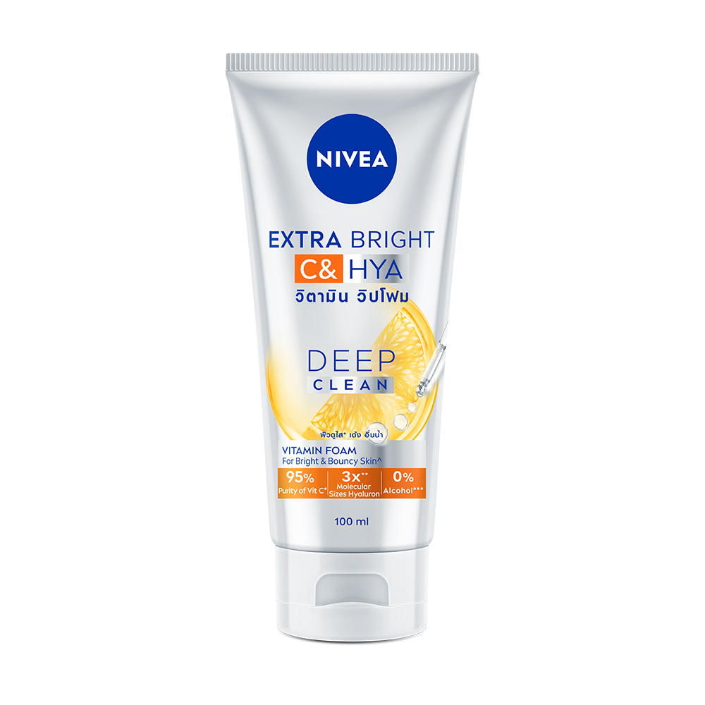 NIVEA Extra Bright C&Hya Vitamin Wash Foam 100ml