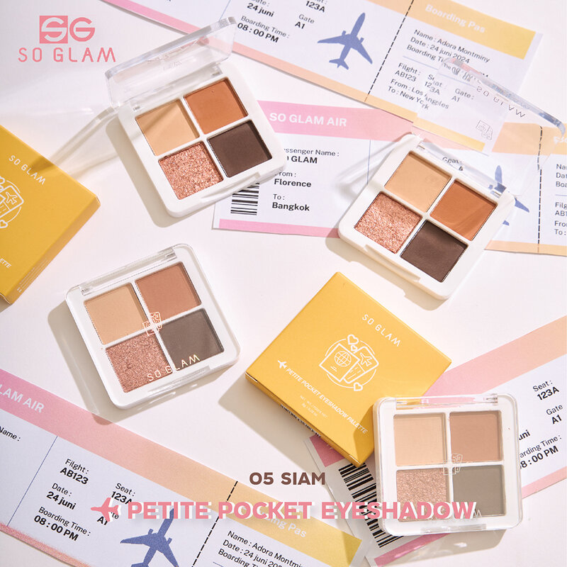 So Glam Petite Pocket Eyeshadow Palette 8g #05 Siam