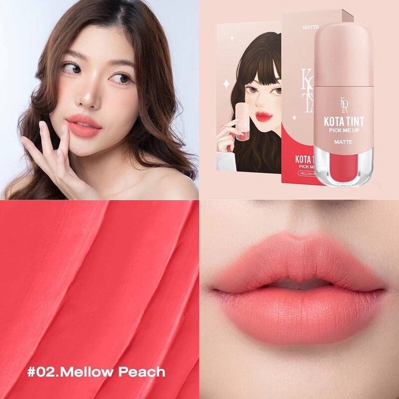 Kota cosmetics Lips Velvet Tint 2.5g #02 Mellow Peach