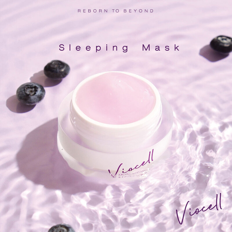 Viocell Set 2 Items Brightening & Smoothing Booster Serum 30ml + Multi-Antioxidant Sleeping Mask 30g
