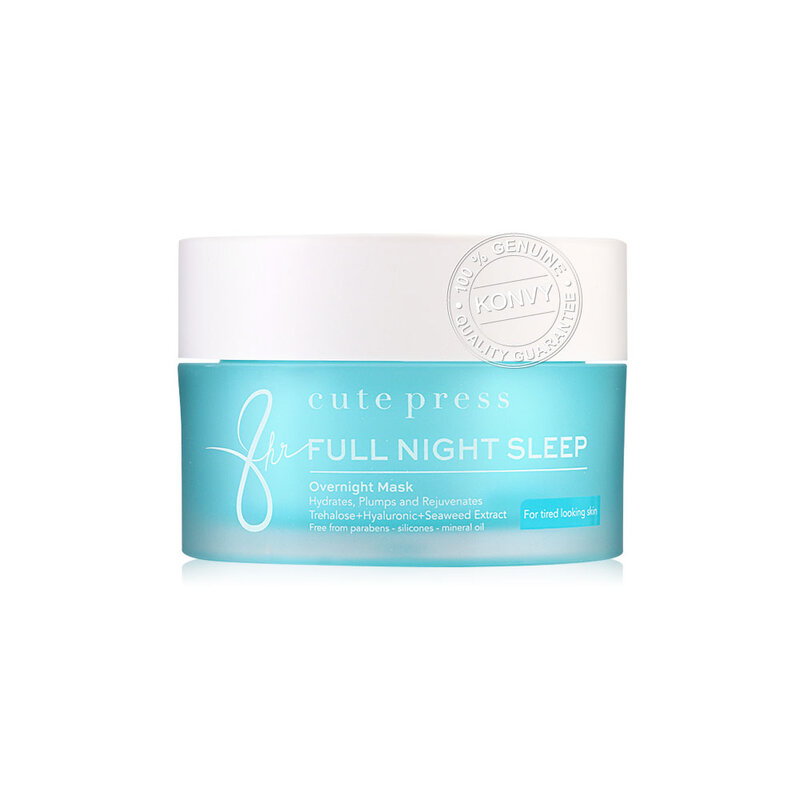 Cute Press Set 2 Items Full Night Sleep Overnight Mask 50g + Sleep Booster Serum 30ml
