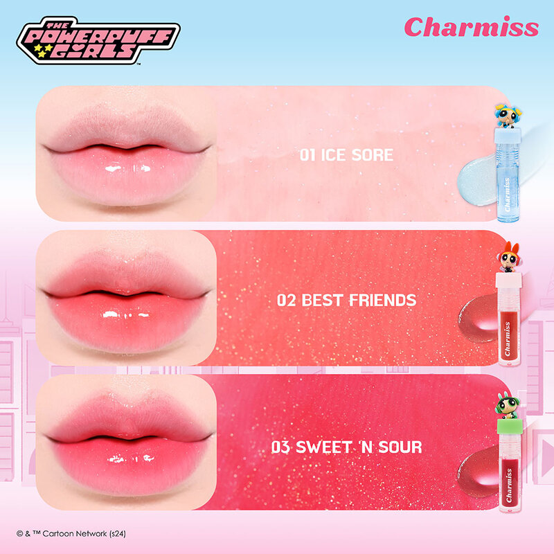 Charmiss Everything Nice Glitter Lip Gloss 2.2g [Random Package] #02 Best Friends