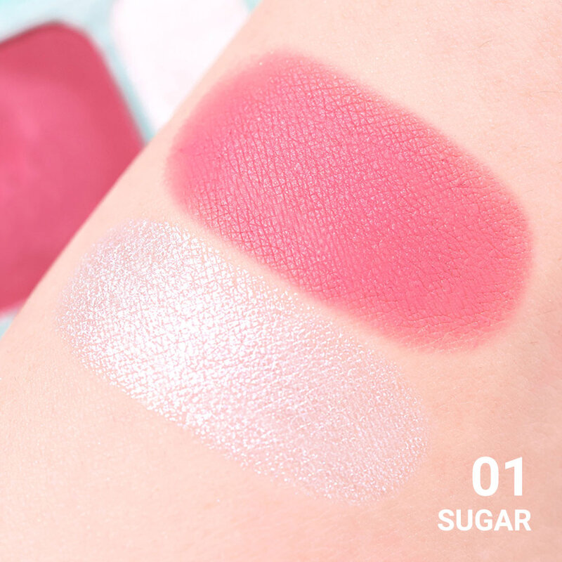 Charmiss Everything Nice Mochi Blush Duo 3.1g [Random Package] #01 Sugar