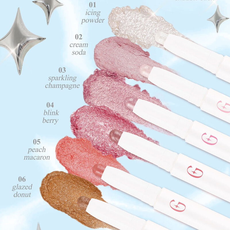 Mei Linda Glassy Glow Shadow Stick 1.5g #06 Glazed Donut