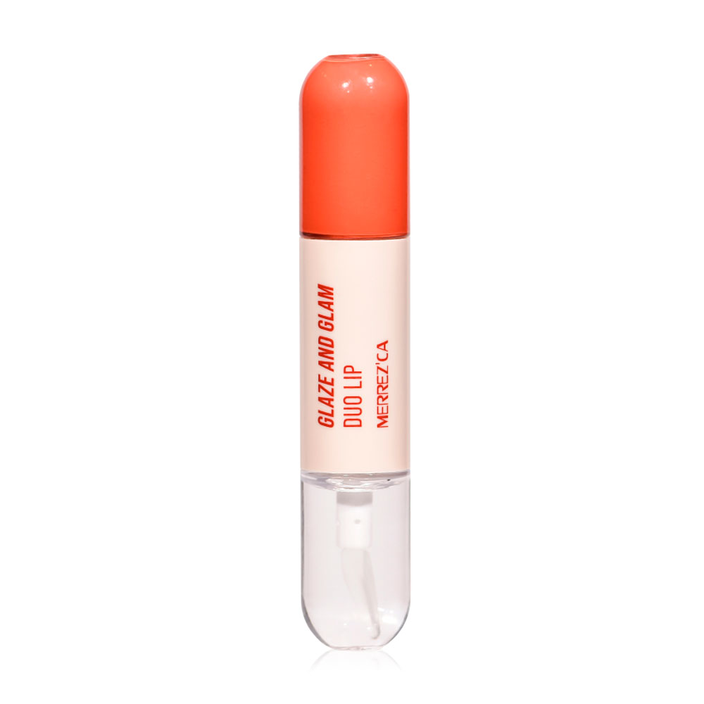 Merrezca Glaze & Glam Duo Lip 4ml #02 Light Peach
