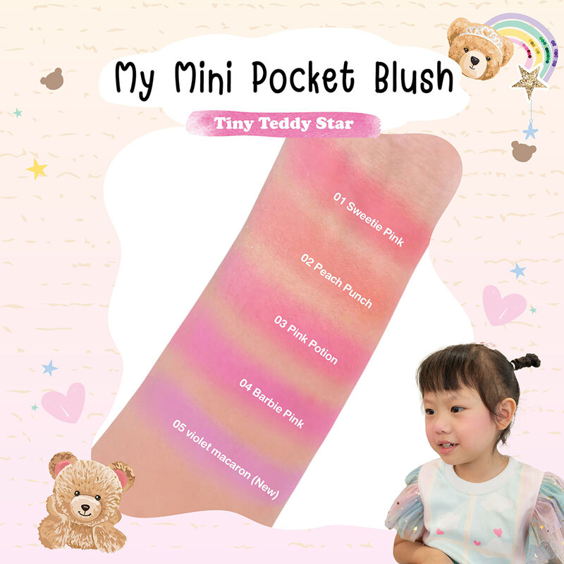 Godmami My Mini Pocket Blush 4g #01 ( สินค้าหมดอายุ : 2025.11.27 ) 
