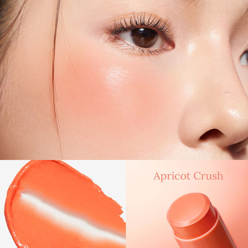 Merrezca Glowing Creamy Blush Stick 6g #Apricot Crush