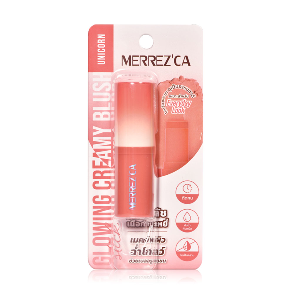 Merrezca Glowing Creamy Blush Stick 6g #Unicorn