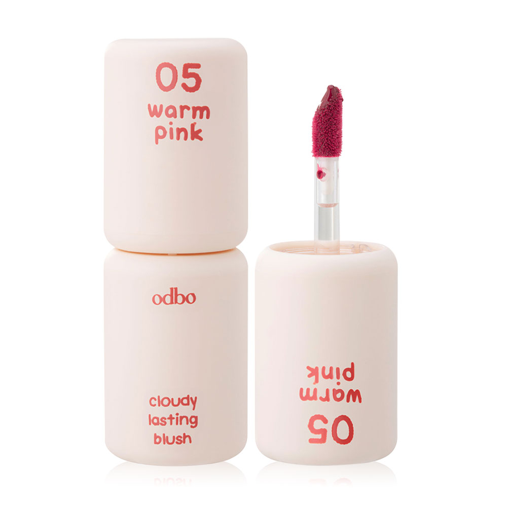 ODBO Cloudy Lasting Blush 3g #05 Warm Pink