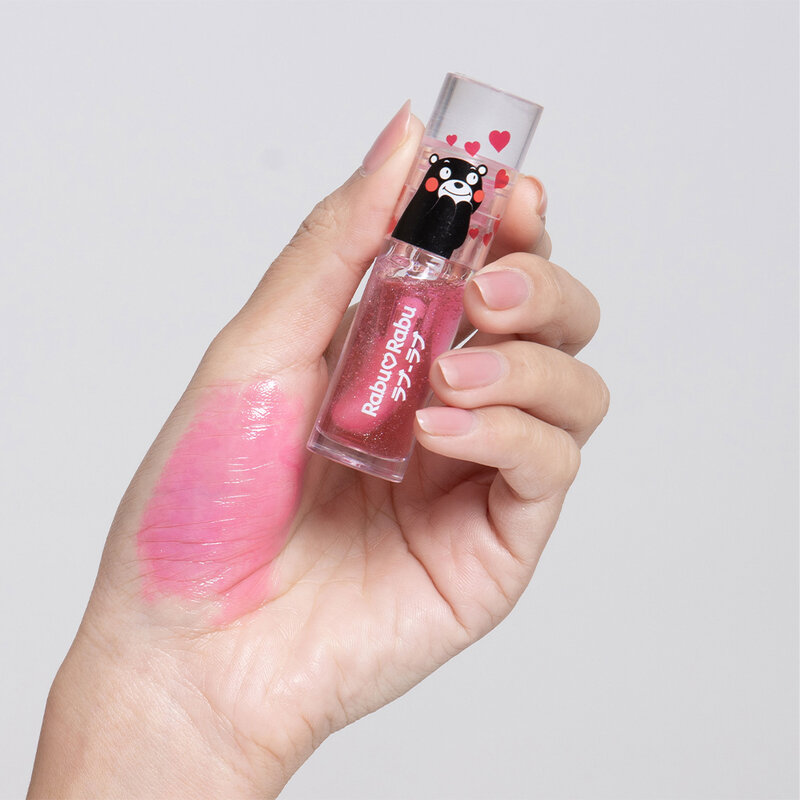 RABU RABU Kumamon Lip Oil 4g #03 Pink Rose