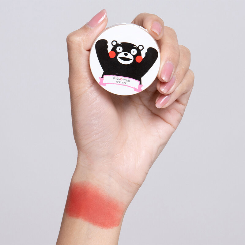 RABU RABU Kumamon Natural Look Cream Blush 3g #01 Yasmin Red