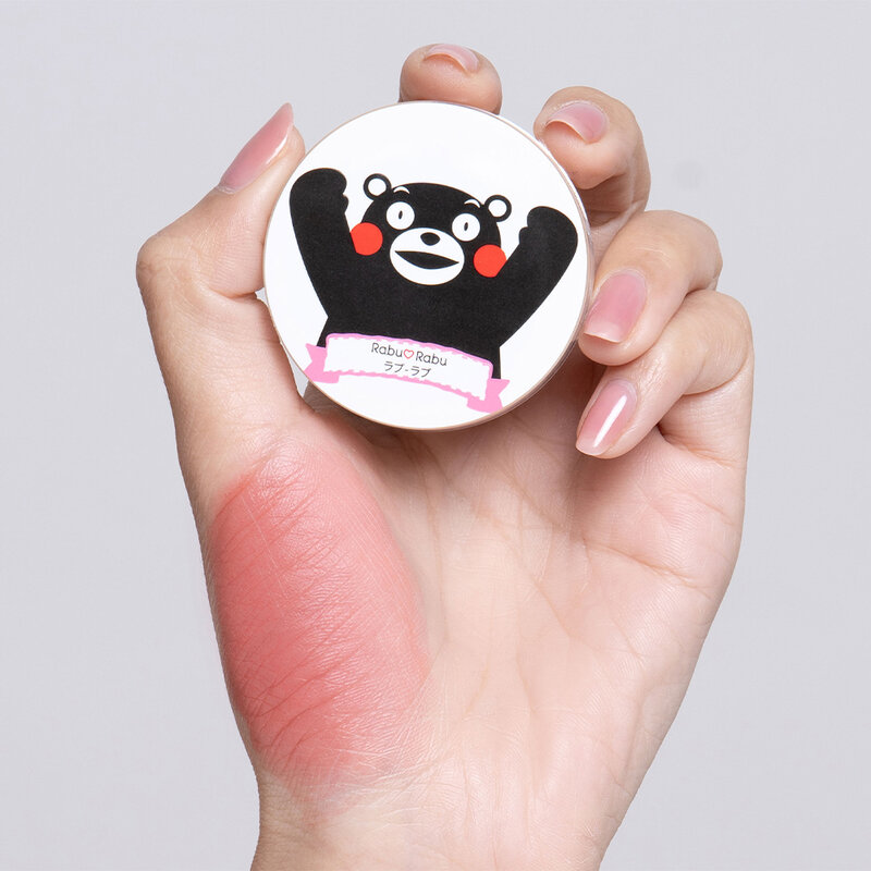 RABU RABU Kumamon Natural Look Cream Blush 3g #01 Yasmin Red